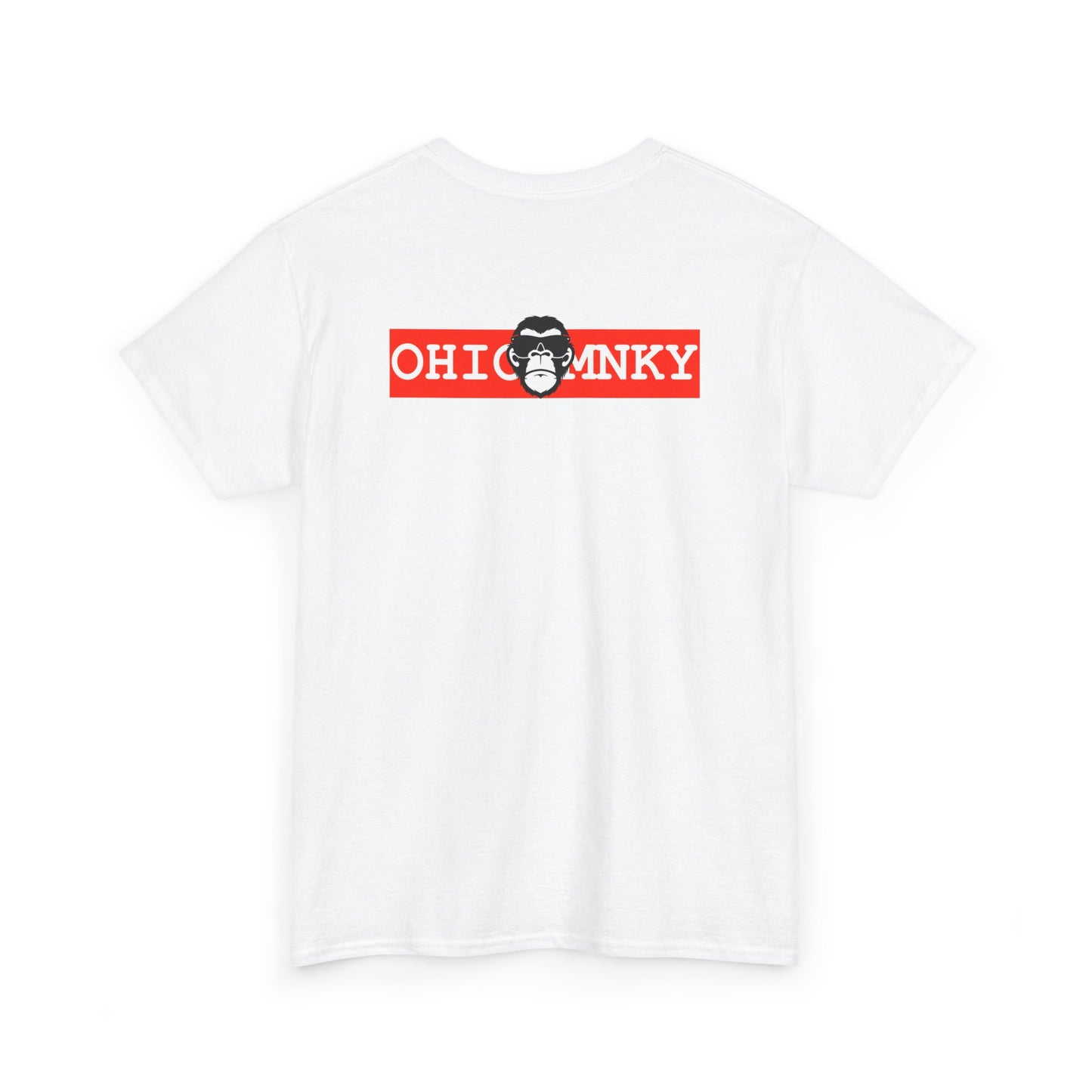 OHIO-MNKY: STICK UP/ Unisex Heavy Cotton Tee