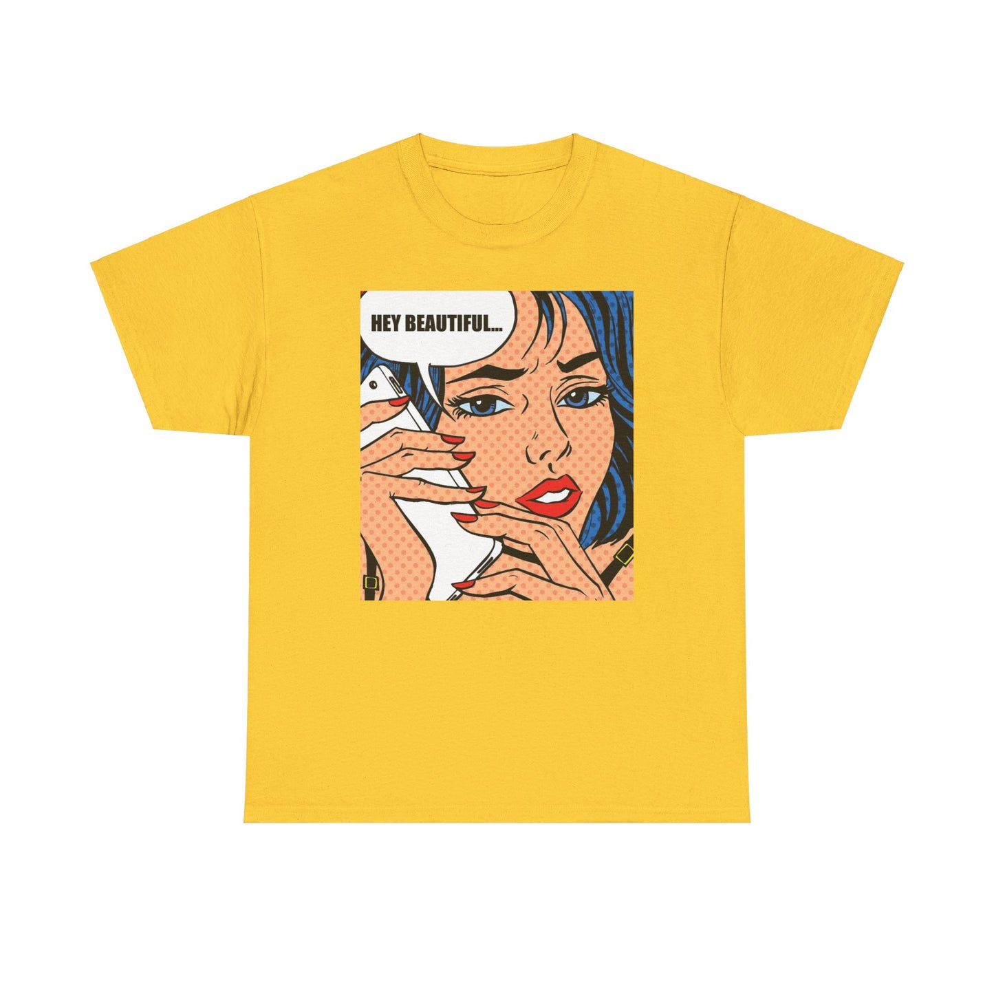 LOVE X CURRENCY: "HEY BEAUTIFUL" / Unisex Heavy Cotton Tee