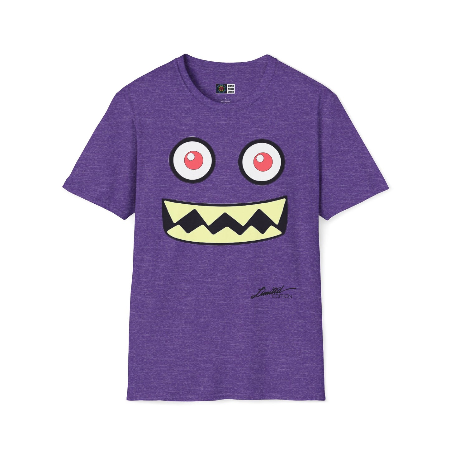 P.A.C.E. | MONSTAR MOOD: STOKED!/ Graphic T-Shirt, Monster Face, Limited Edition, Unisex All Sizes