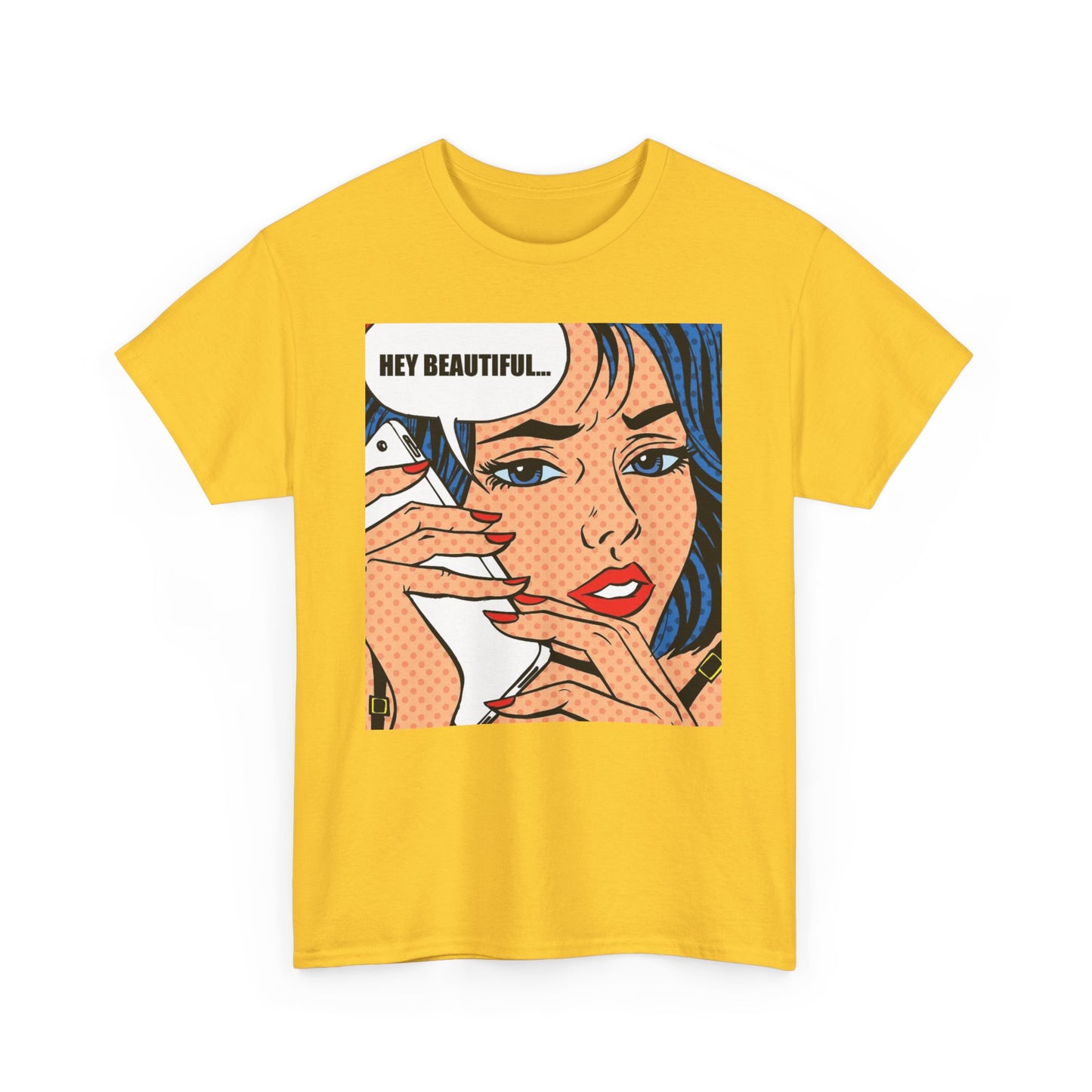 LOVE X CURRENCY: "HEY BEAUTIFUL" / Unisex Heavy Cotton Tee