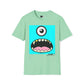 P.A.C.E. | MONSTAR MOOD: WHAT THE HELLY!/ Graphic T-Shirt, Monster Face, Limited Edition, Unisex All Sizes