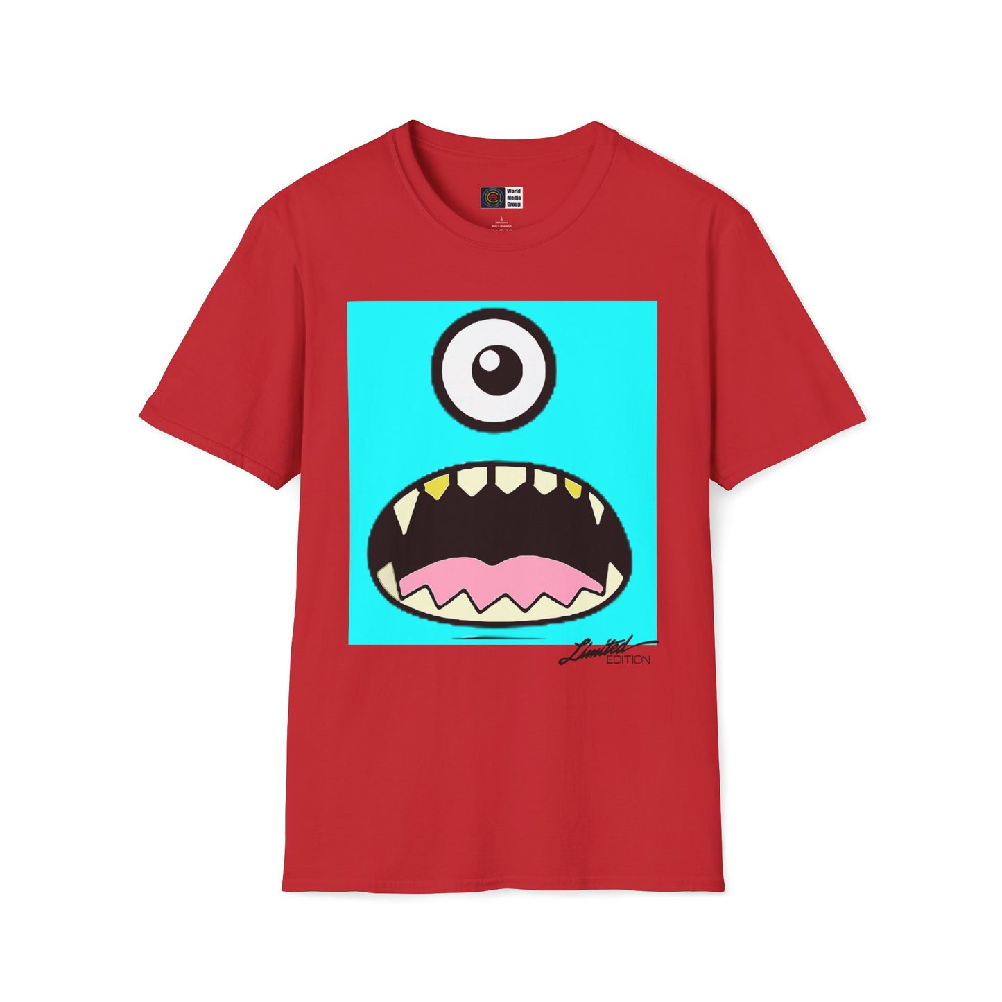 P.A.C.E. | MONSTAR MOOD: WHAT THE HELLY!/ Graphic T-Shirt, Monster Face, Limited Edition, Unisex All Sizes