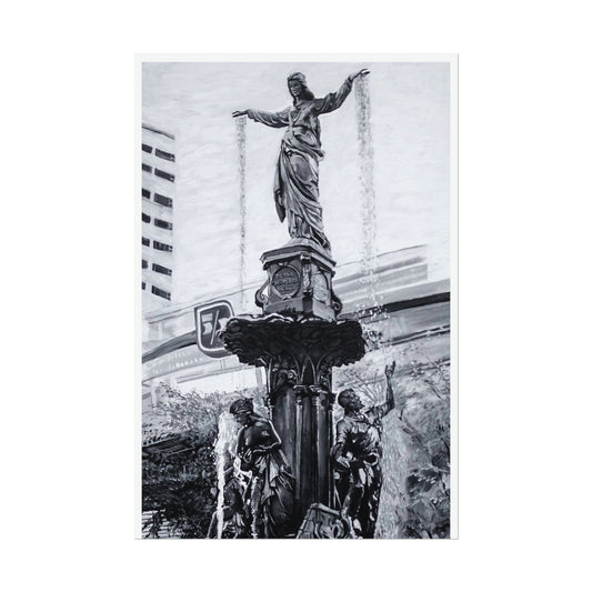 PACE: CINCI "FOUNTAINS SQUARED"/ Vertical Poster
