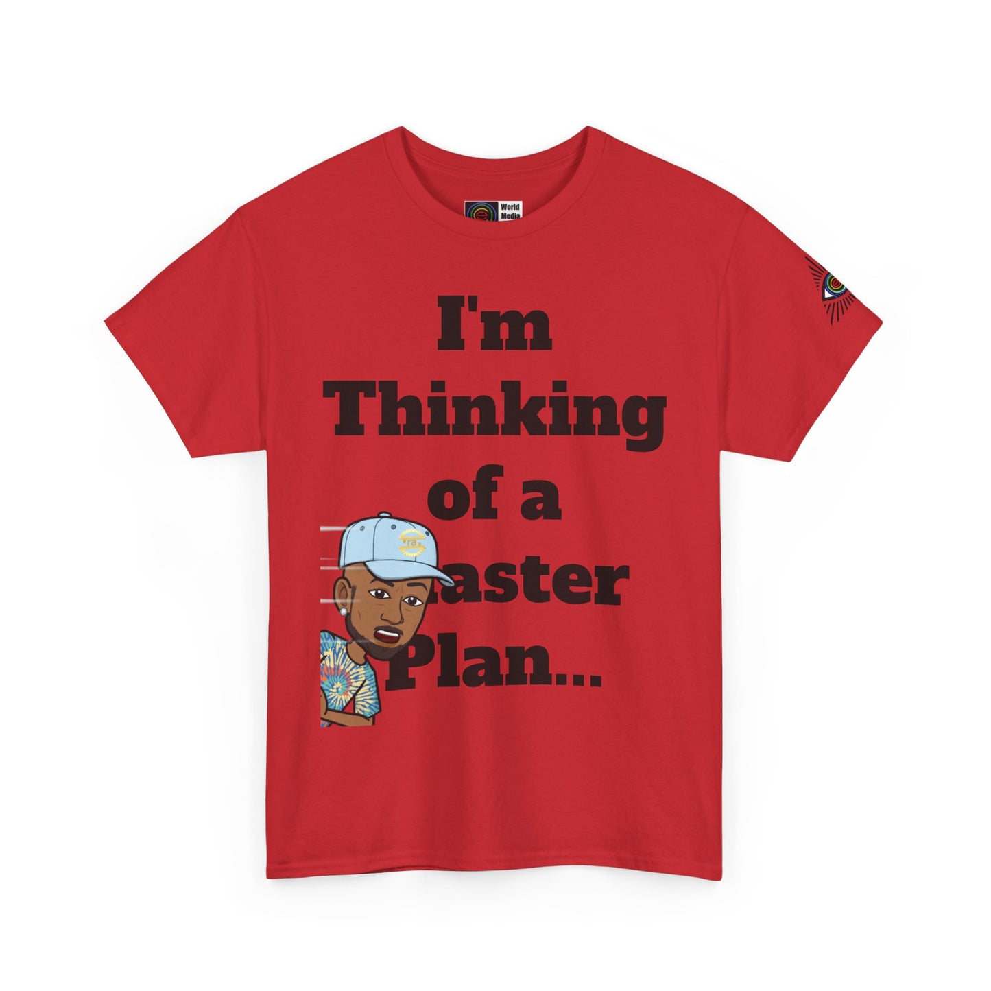 TrayWasHere2: "MASTER PLAN"/ Unisex Heavy Cotton Tee