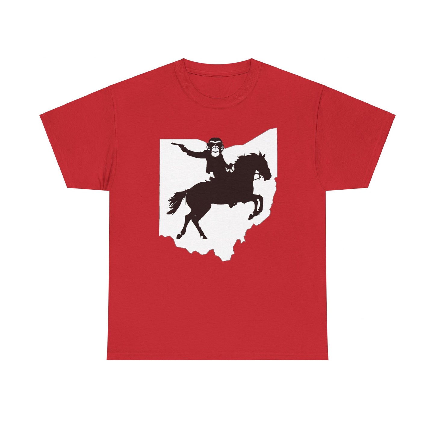 OHIO-MNKY: WILD WILD WEST/ Unisex Heavy Cotton Tee