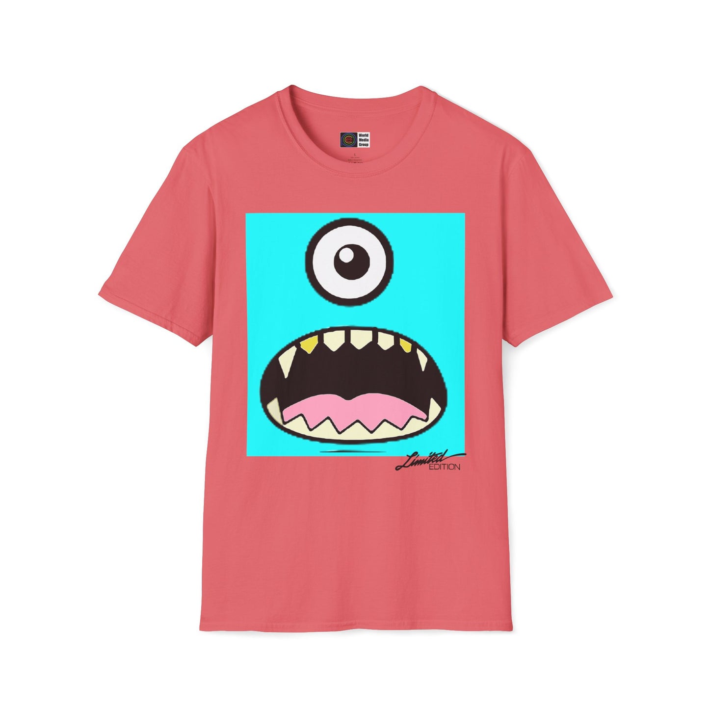 P.A.C.E. | MONSTAR MOOD: WHAT THE HELLY!/ Graphic T-Shirt, Monster Face, Limited Edition, Unisex All Sizes