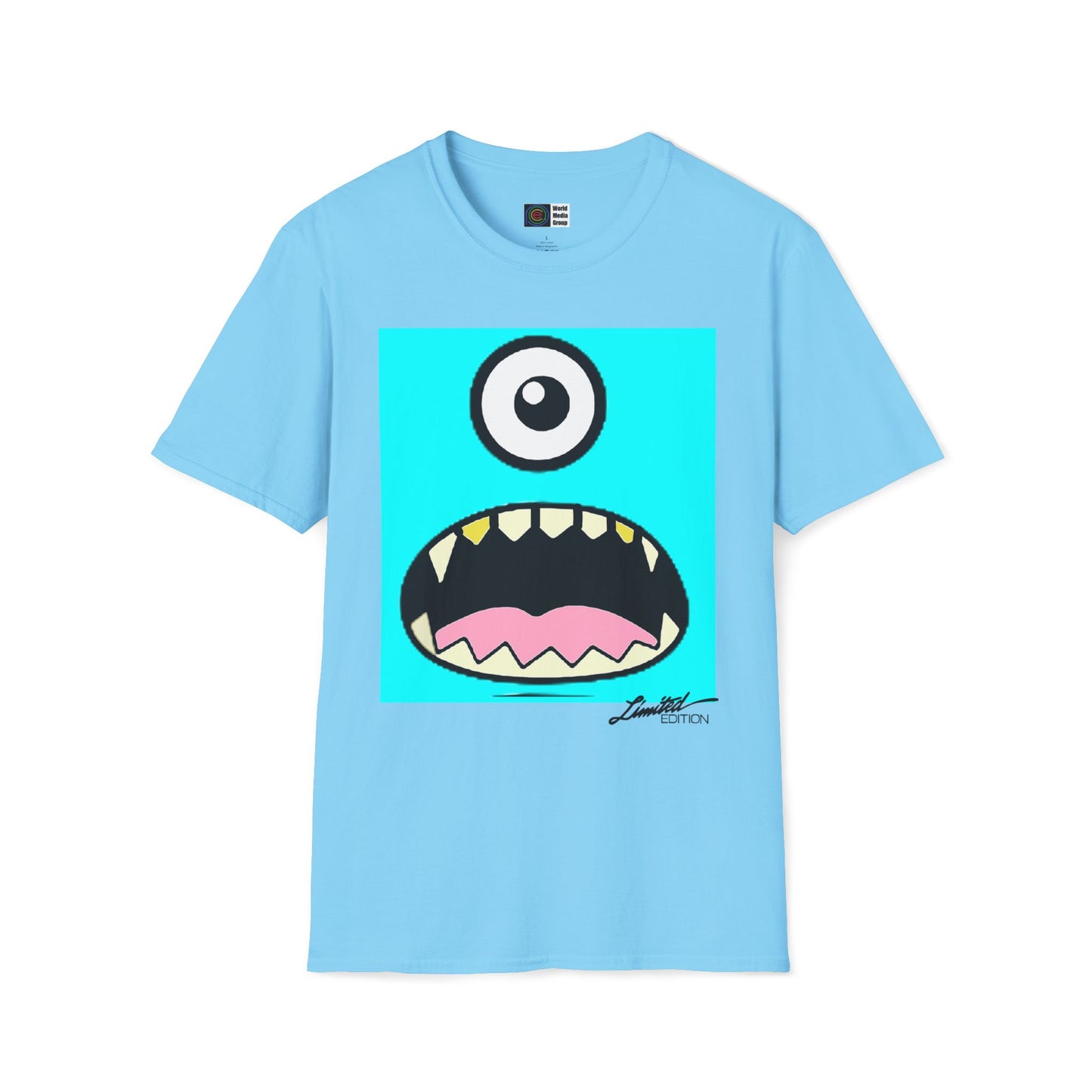 P.A.C.E. | MONSTAR MOOD: WHAT THE HELLY!/ Graphic T-Shirt, Monster Face, Limited Edition, Unisex All Sizes