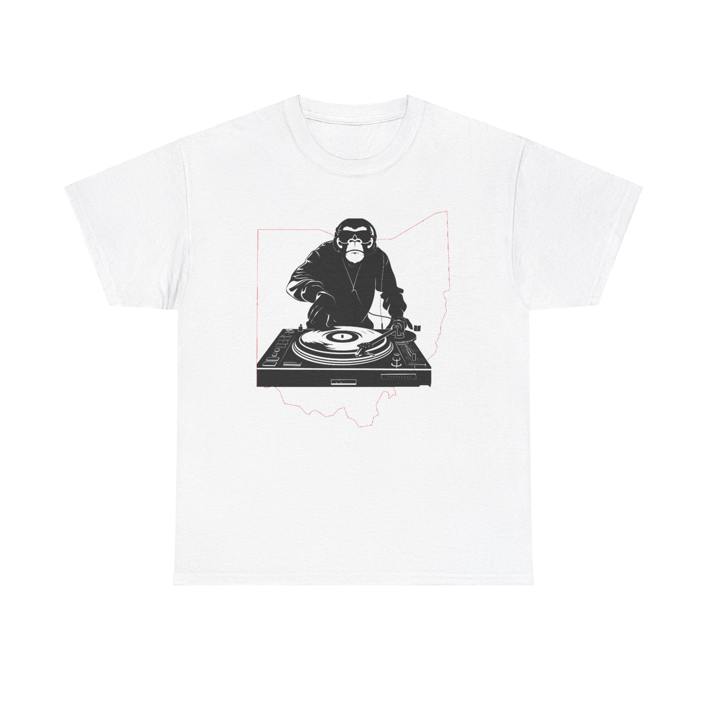 OHIO-MNKY: DJ 1&2/ Unisex Heavy Cotton Tee