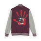P.A.C.E. | SKULLN OFFICIAL /Letterman Jacket - Perfect for Streetwear, Halloween, or Sports Events, Casual Style, Unique Gift