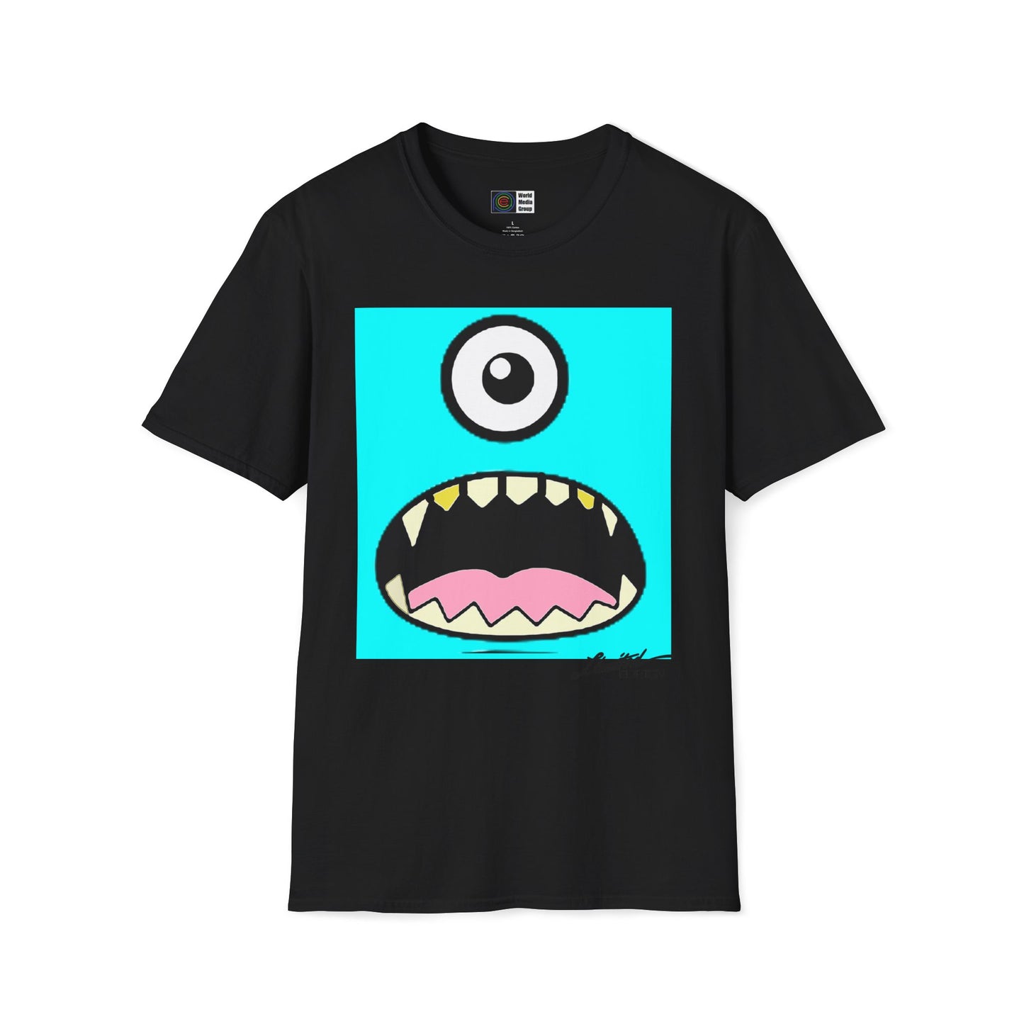 P.A.C.E. | MONSTAR MOOD: WHAT THE HELLY!/ Graphic T-Shirt, Monster Face, Limited Edition, Unisex All Sizes