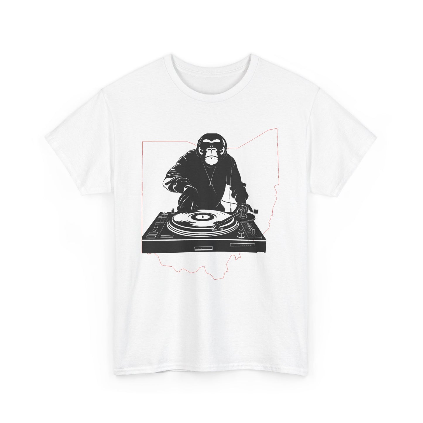 OHIO-MNKY: DJ 1&2/ Unisex Heavy Cotton Tee