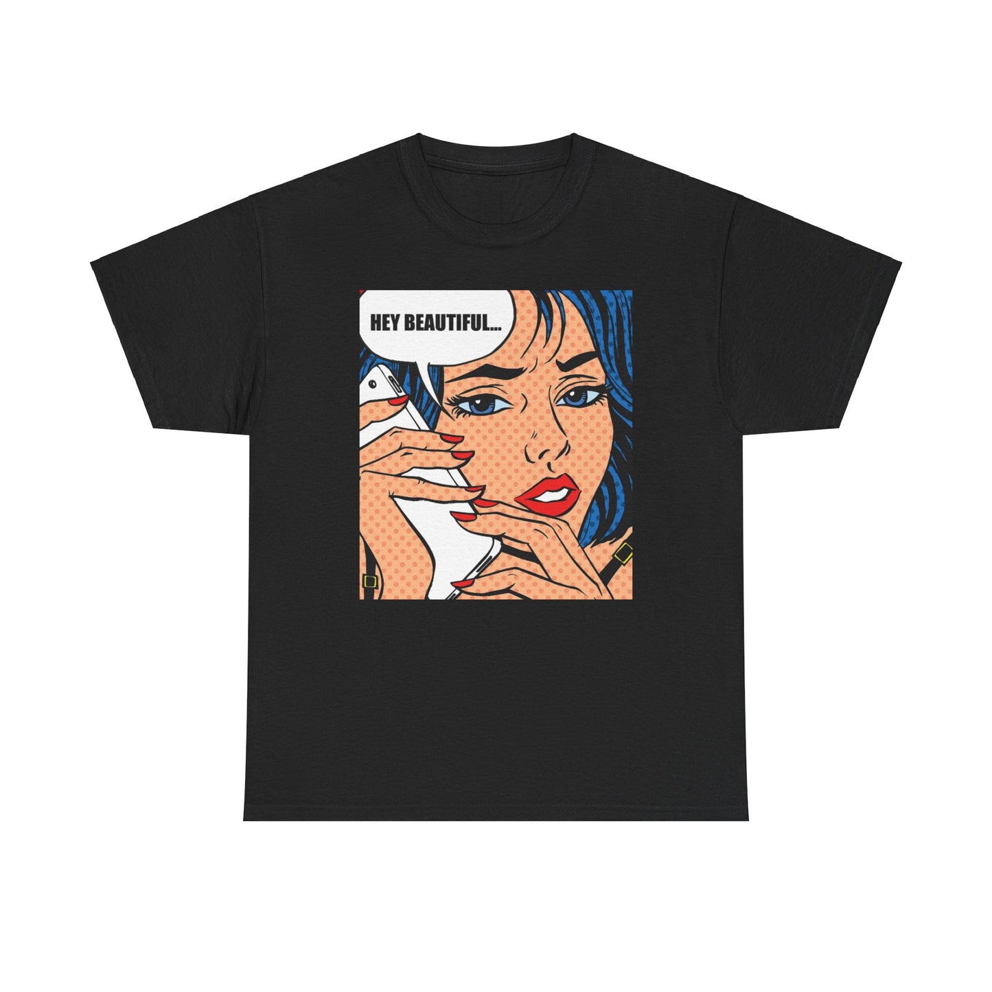 LOVE X CURRENCY: "HEY BEAUTIFUL" / Unisex Heavy Cotton Tee