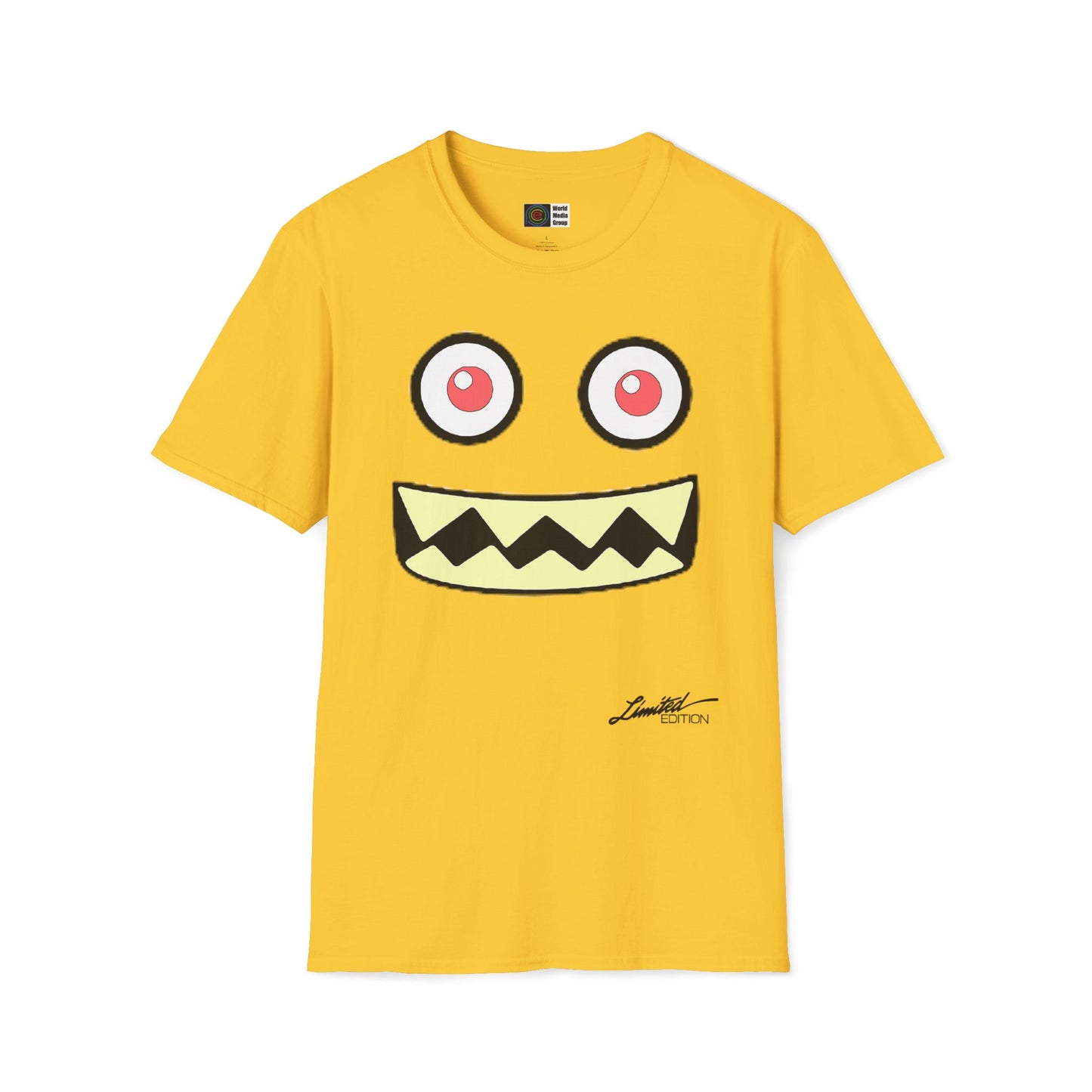 P.A.C.E. | MONSTAR MOOD: STOKED!/ Graphic T-Shirt, Monster Face, Limited Edition, Unisex All Sizes