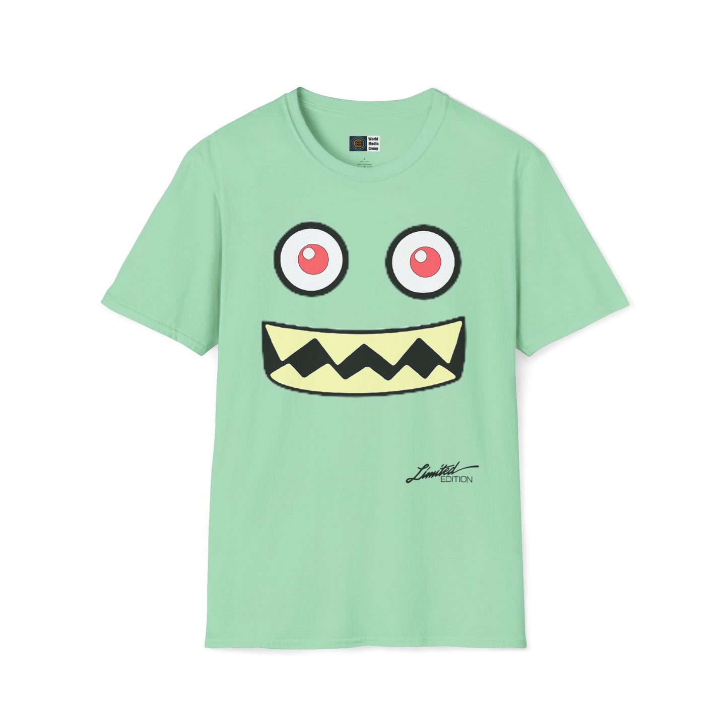 P.A.C.E. | MONSTAR MOOD: STOKED!/ Graphic T-Shirt, Monster Face, Limited Edition, Unisex All Sizes