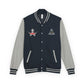 P.A.C.E. | SKULLN OFFICIAL /Letterman Jacket - Perfect for Streetwear, Halloween, or Sports Events, Casual Style, Unique Gift