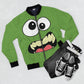 P.A.C.E. | MONSTAR MOOD: GREEN / Bomber Jacket, Trendy Streetwear, Unique Fashion, Casual Style