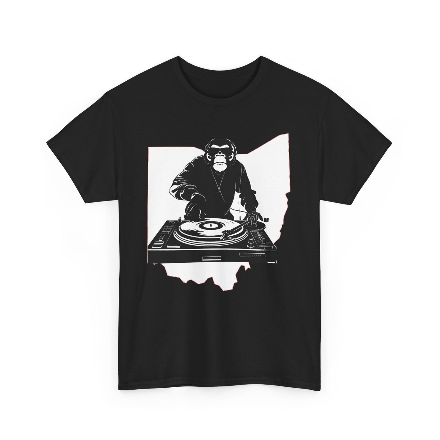 OHIO-MNKY: DJ 1&2/ Unisex Heavy Cotton Tee