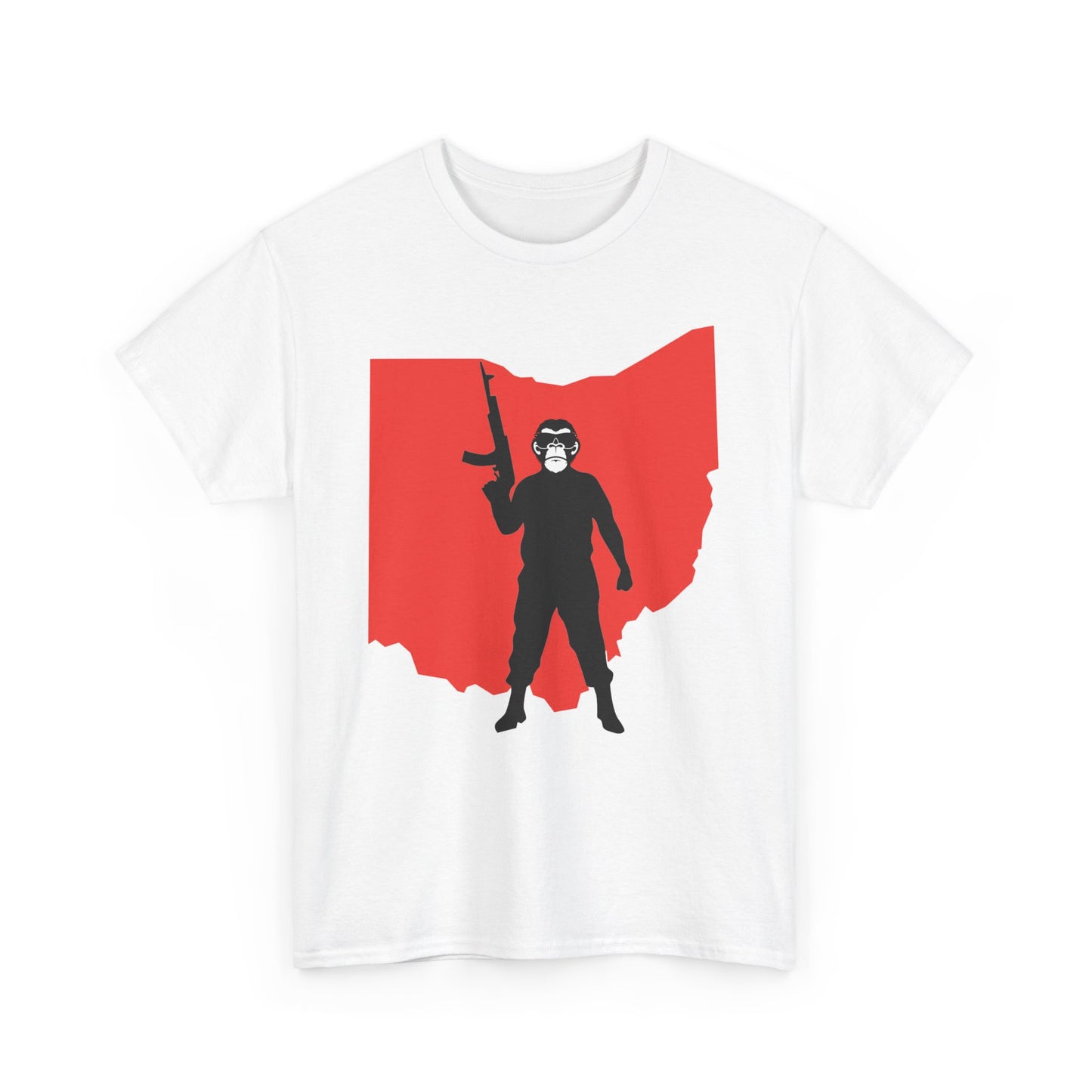 OHIO-MNKY: HOSTAGE/ Unisex Heavy Cotton Tee