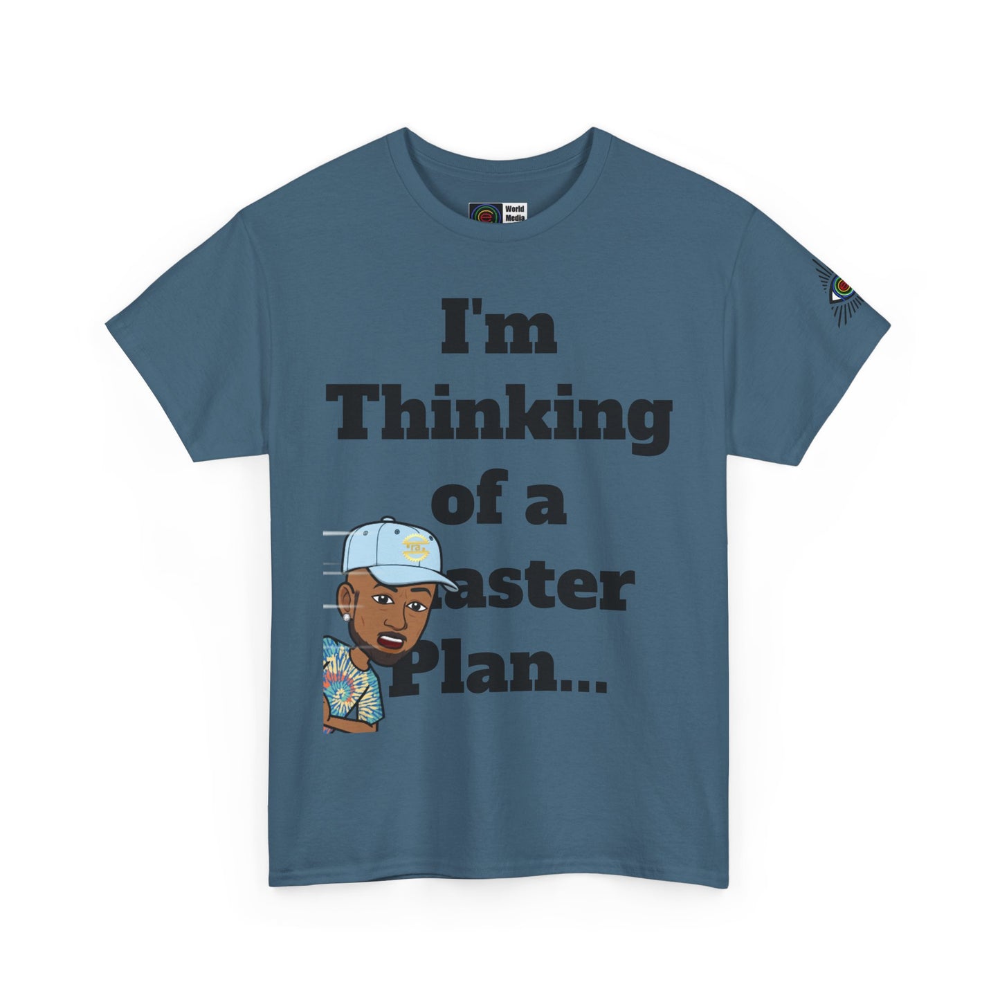 TrayWasHere2: "MASTER PLAN"/ Unisex Heavy Cotton Tee