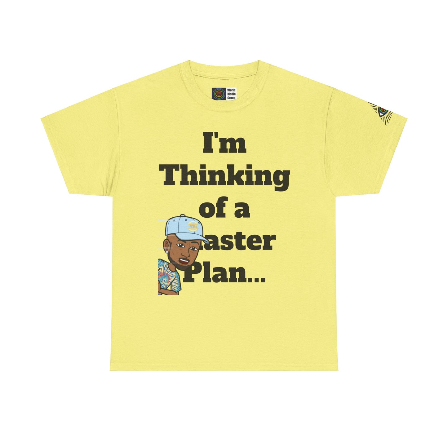 TrayWasHere2: "MASTER PLAN"/ Unisex Heavy Cotton Tee