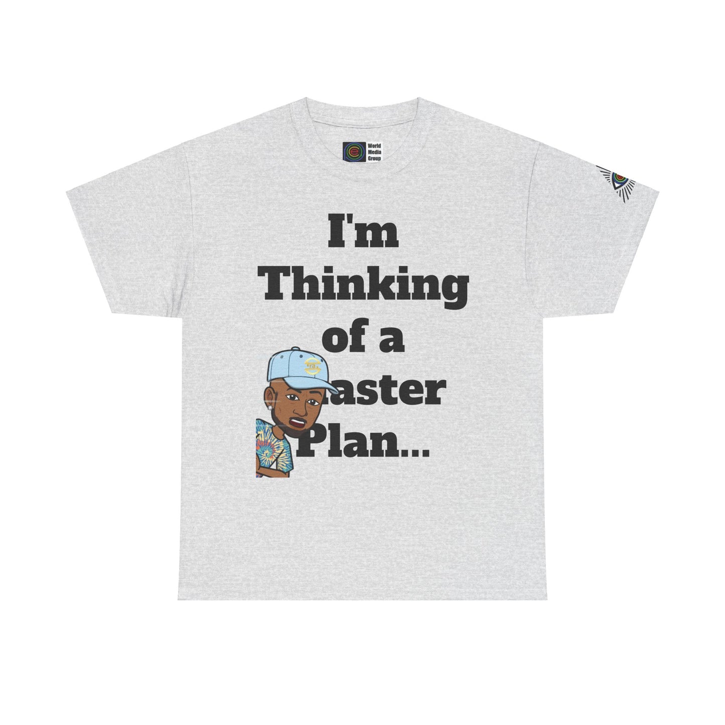 TrayWasHere2: "MASTER PLAN"/ Unisex Heavy Cotton Tee