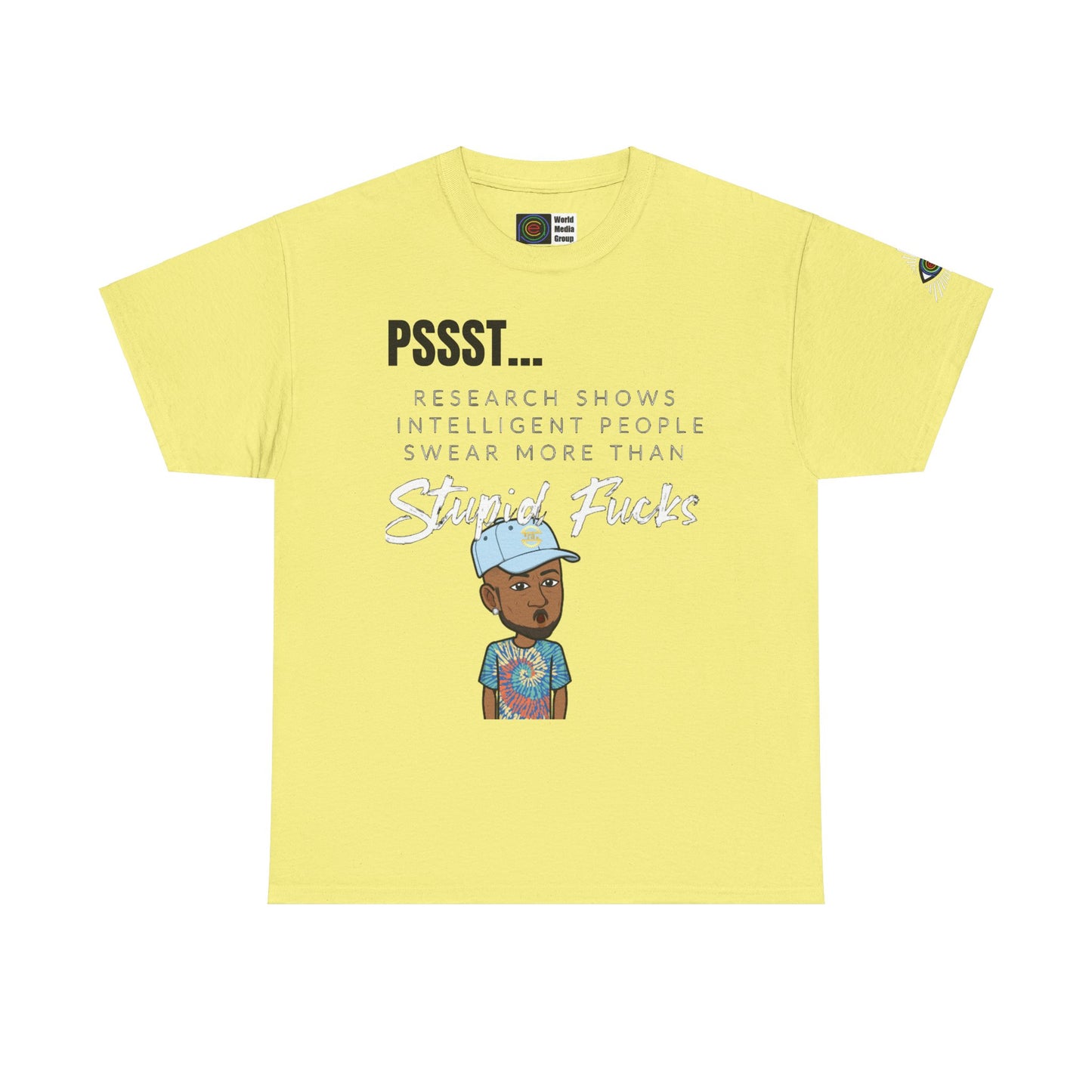 TrayWasHere2: "PSST,,, 1"/ Unisex Heavy Cotton Tee