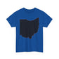 OHIO-MNKY: BLK STATE OFFICIAL / Unisex Heavy Cotton Tee