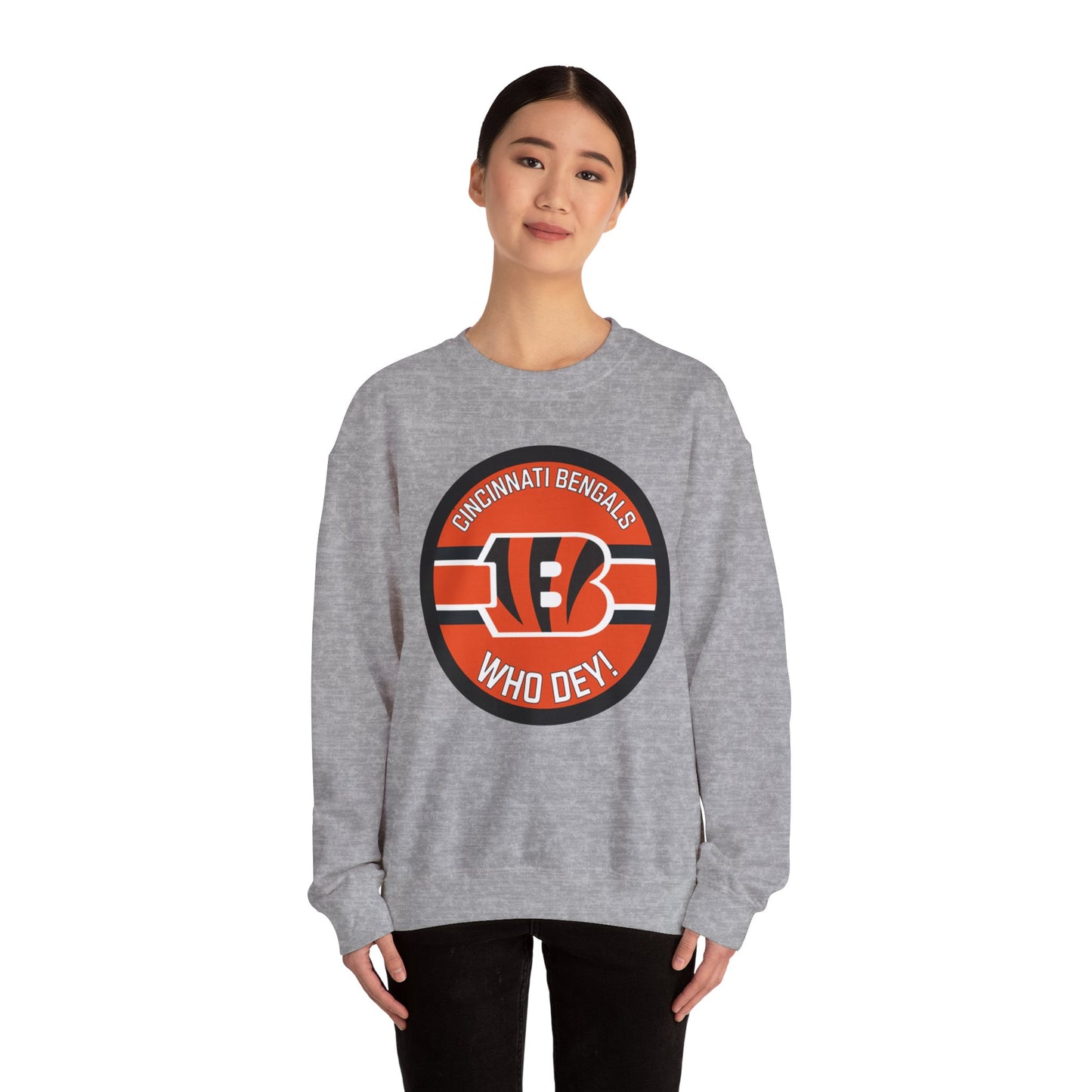 PACE: "BENGALS THROWBACK"/Unisex Heavy Blend™ Crewneck Sweatshirt