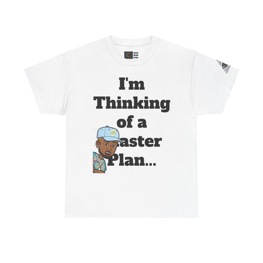 TrayWasHere2: "MASTER PLAN"/ Unisex Heavy Cotton Tee