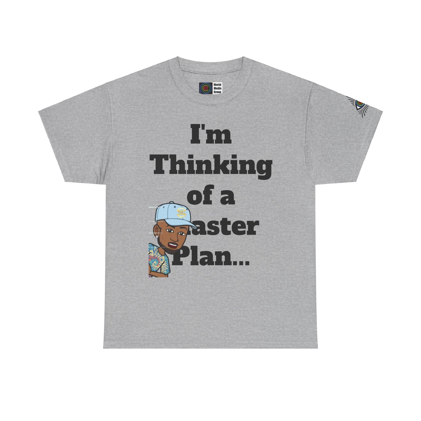 TrayWasHere2: "MASTER PLAN"/ Unisex Heavy Cotton Tee