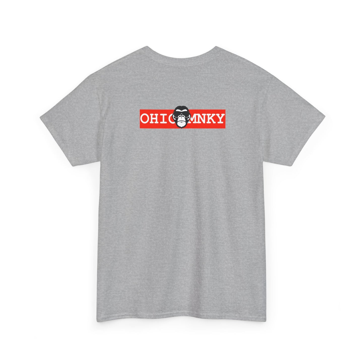 OHIO-MNKY: BLK STATE OFFICIAL / Unisex Heavy Cotton Tee