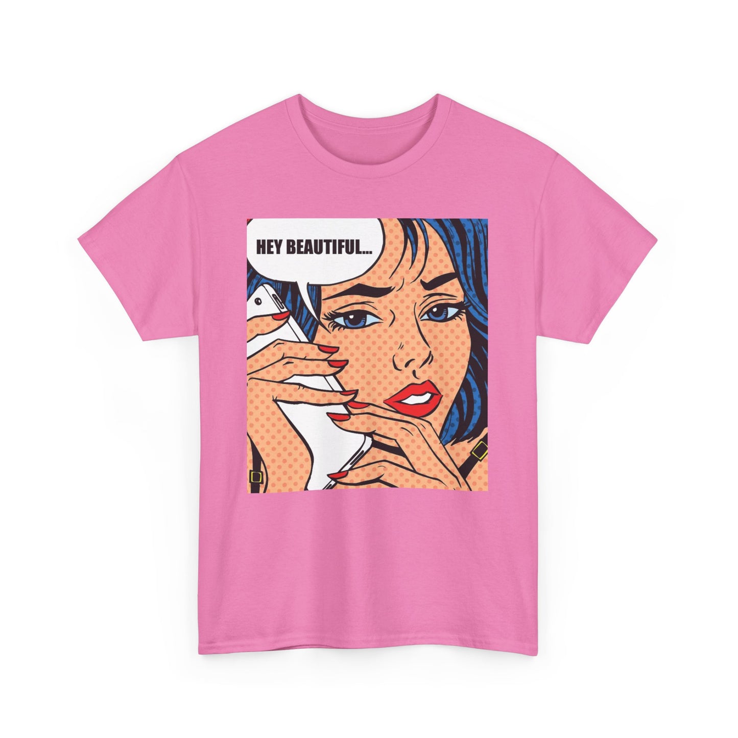 LOVE X CURRENCY: "HEY BEAUTIFUL" / Unisex Heavy Cotton Tee