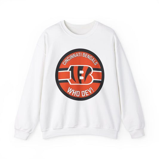 PACE: "BENGALS THROWBACK"/Unisex Heavy Blend™ Crewneck Sweatshirt