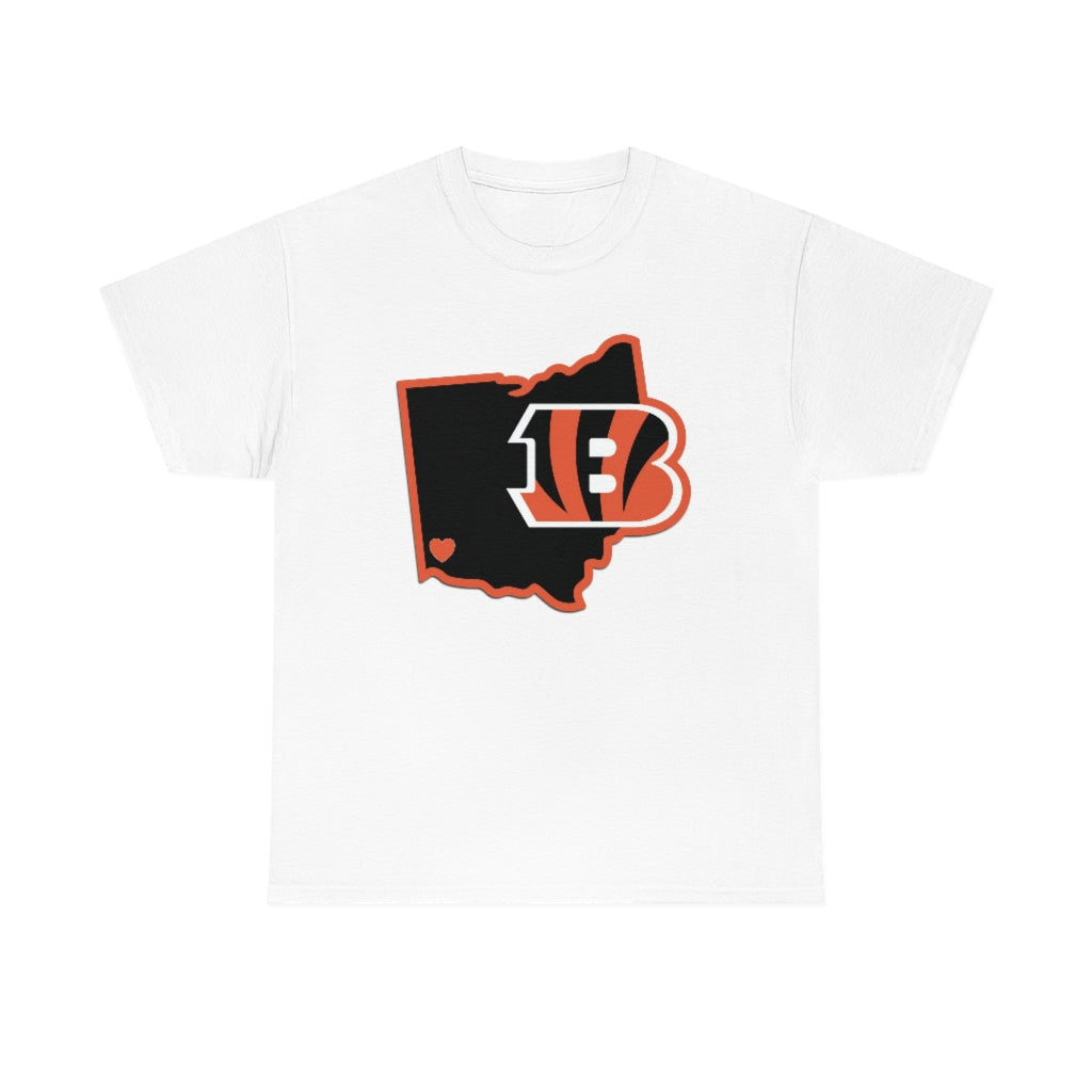 PACE: " BENGALS LOVE"/ Unisex Heavy Cotton Tee