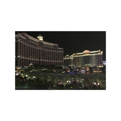 PACE: "WHAT STAYS IN VEGAS 2" (PHOTOGRAPHY) / Horizontal Matte Poster (PRINT)