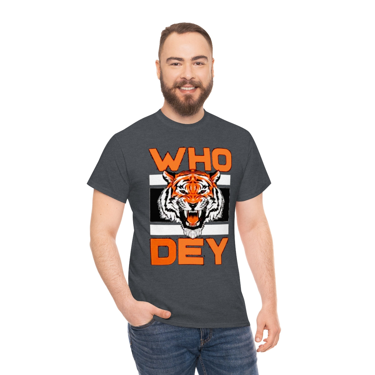 PACE: "WHODEY TIGER"/ Unisex Heavy Cotton T-Shirt