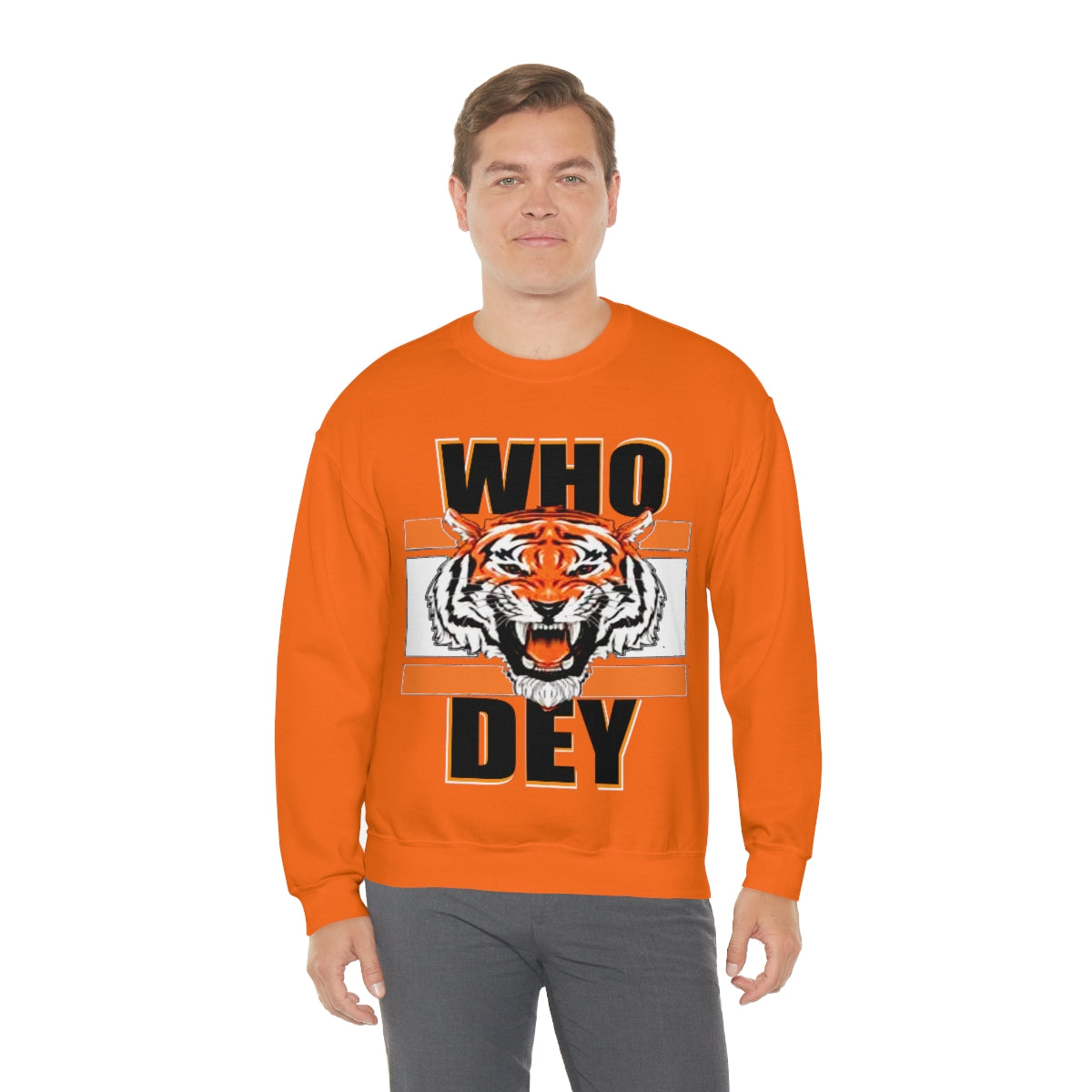 PACE: "WHODEY TIGER INVERSE" /Unisex Heavy Blend™ Crewneck Sweatshirt