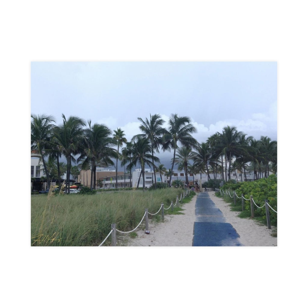 PACE: VACATION "SOUTH BEACH" (PHOTOGRAPHY) / Horizontal Matte Poster (PRINT)