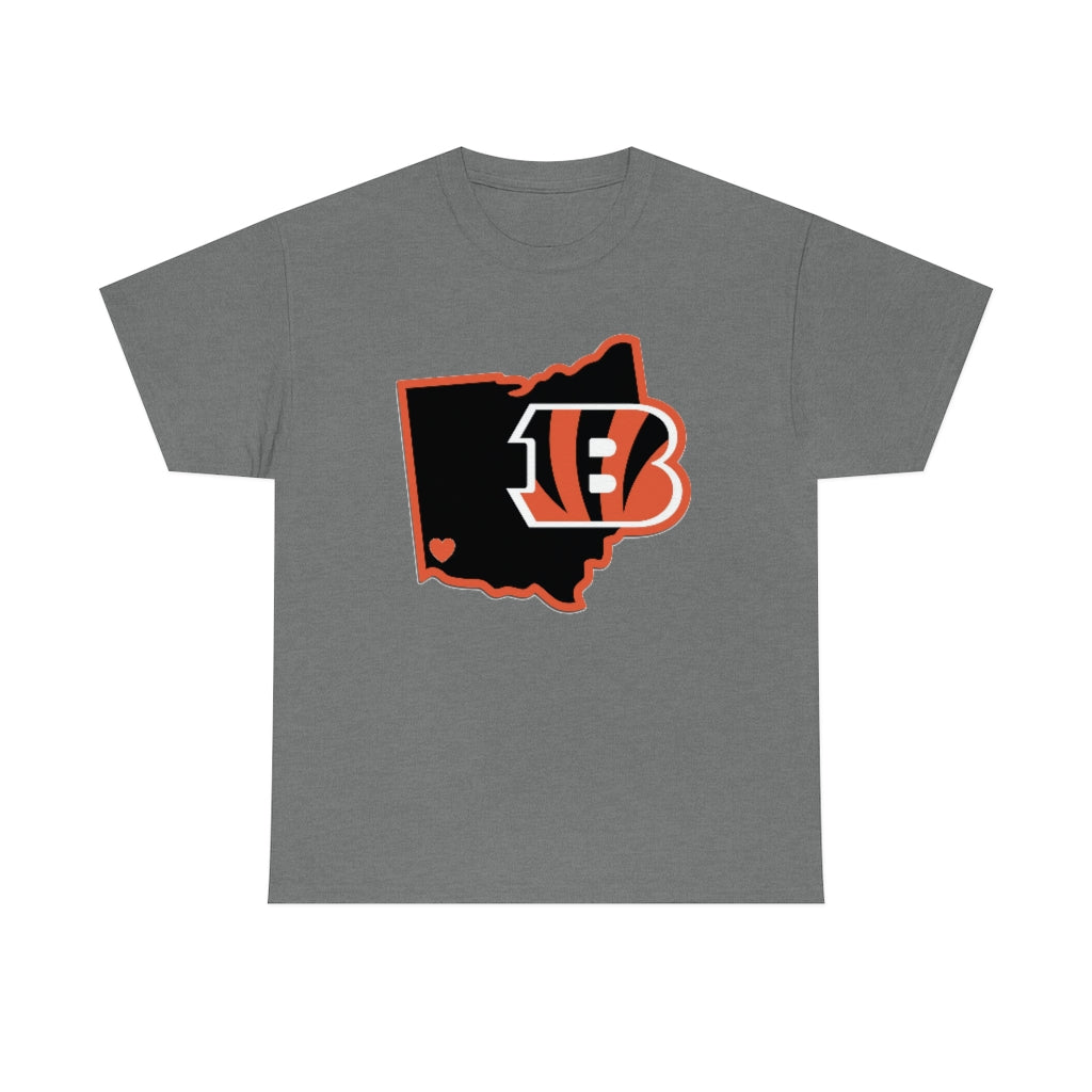 PACE: " BENGALS LOVE"/ Unisex Heavy Cotton Tee