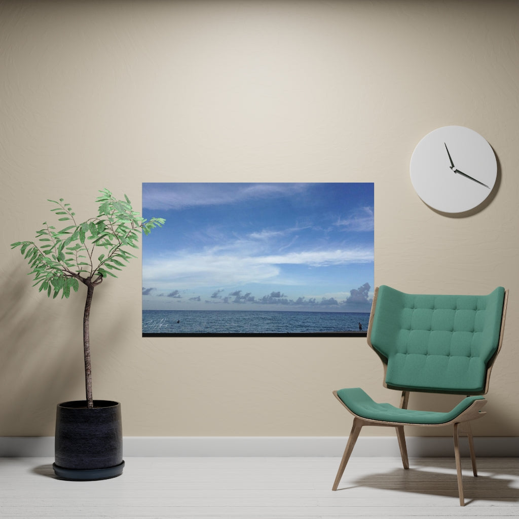 PACE: VACATION "BLUE SEA" (PHOTOGRAPHY) / Horizontal Matte Poster (PRINT)