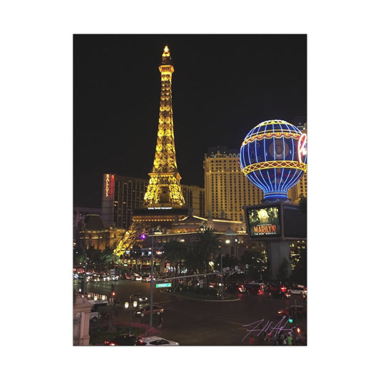 PACE: "NIGHTS IN PARIS" (PHOTOGRAPHY) /Premium Matte Poster (PRINT)
