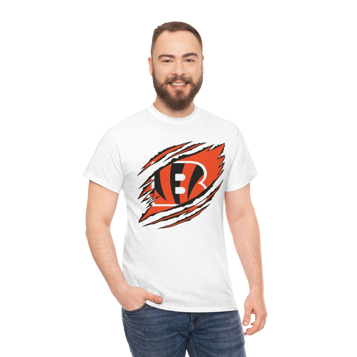 PACE: "BENGALS RIPPED"/ Unisex Heavy Cotton T-Shirt