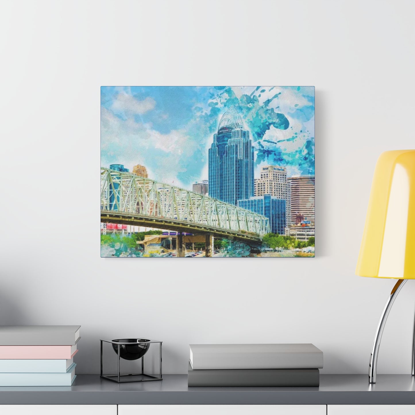 PACE: "Cincinnati Blue Skyline"/ Classic Canvas