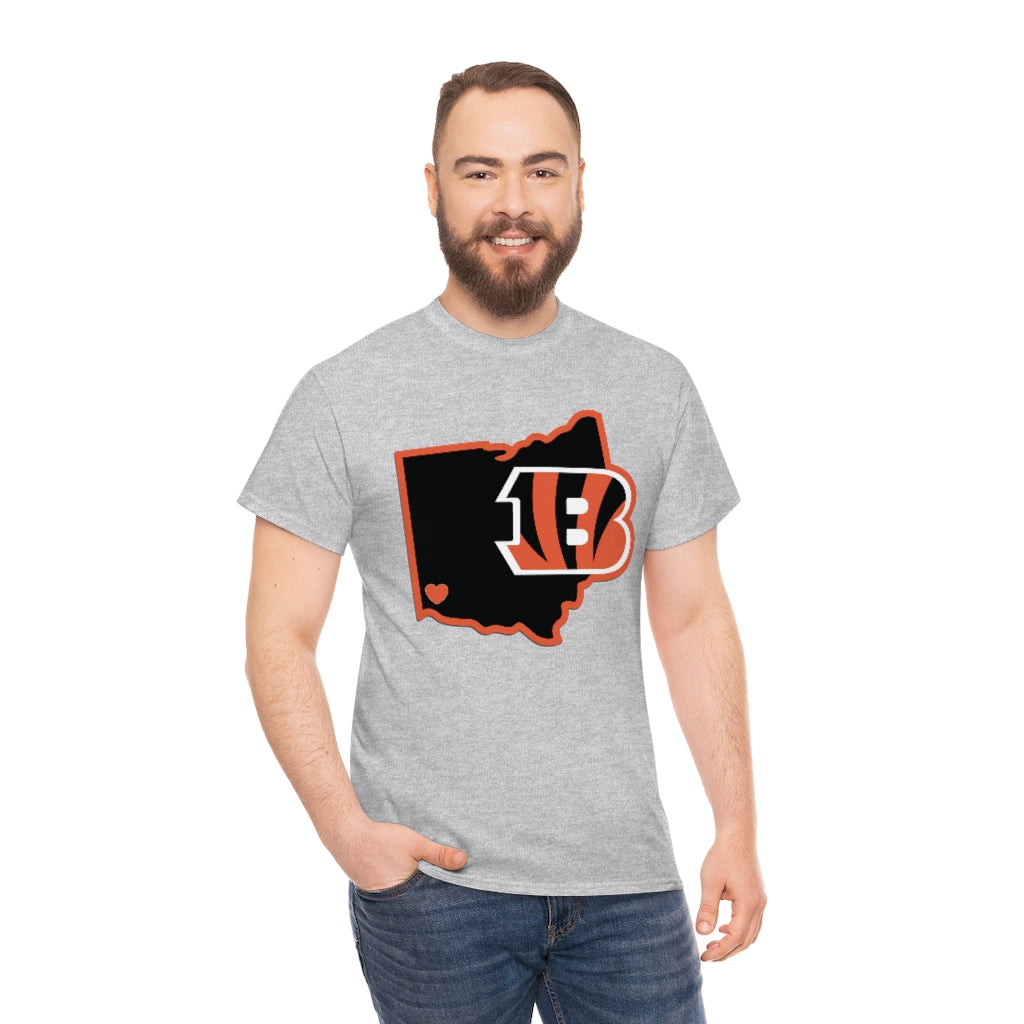 PACE: " BENGALS LOVE"/ Unisex Heavy Cotton Tee