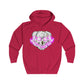 SLAPNDASHN "ELECTRIC SKULL" Unisex Full Zip Hoodie