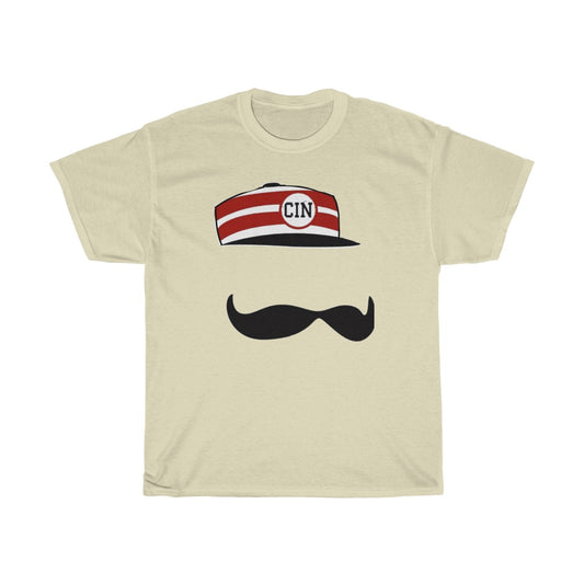 PACE: "RED MUSTACHE"/ Unisex Heavy Cotton Tee