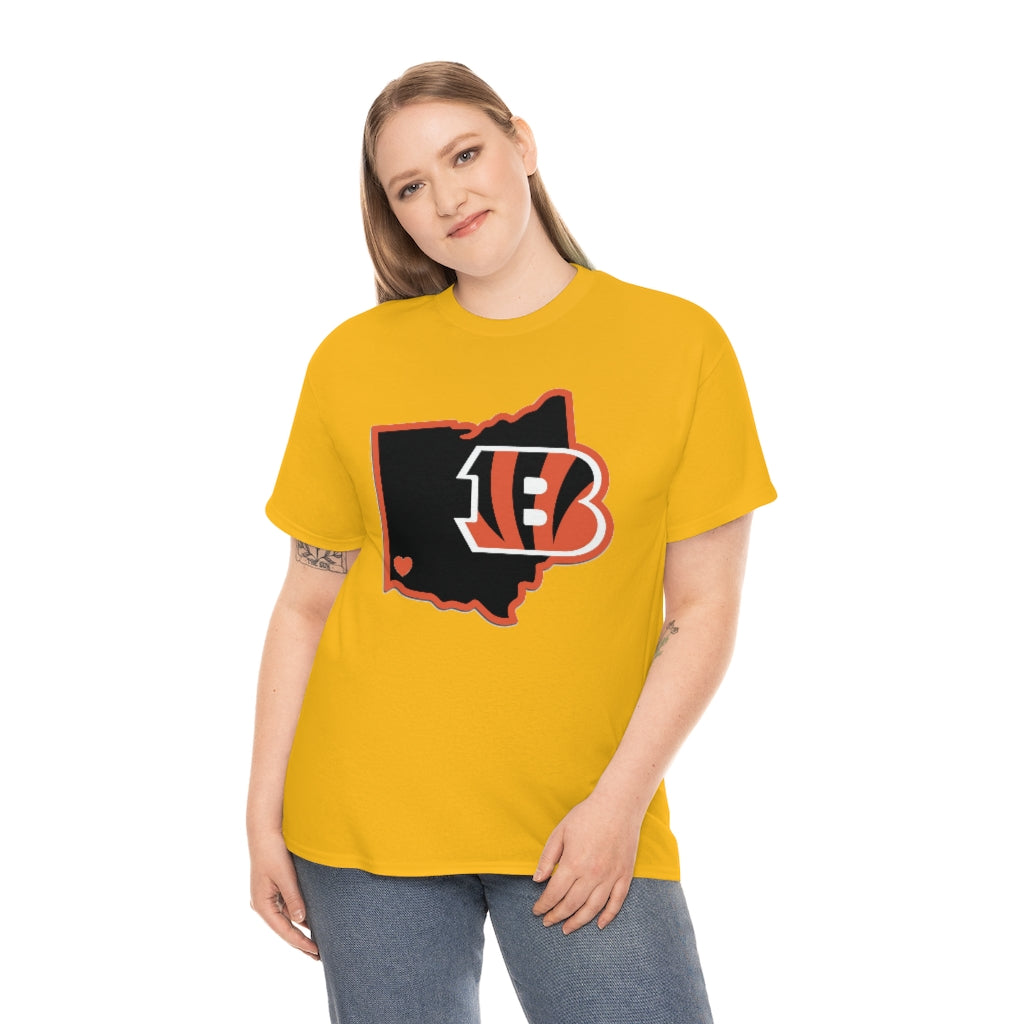 PACE: " BENGALS LOVE"/ Unisex Heavy Cotton Tee