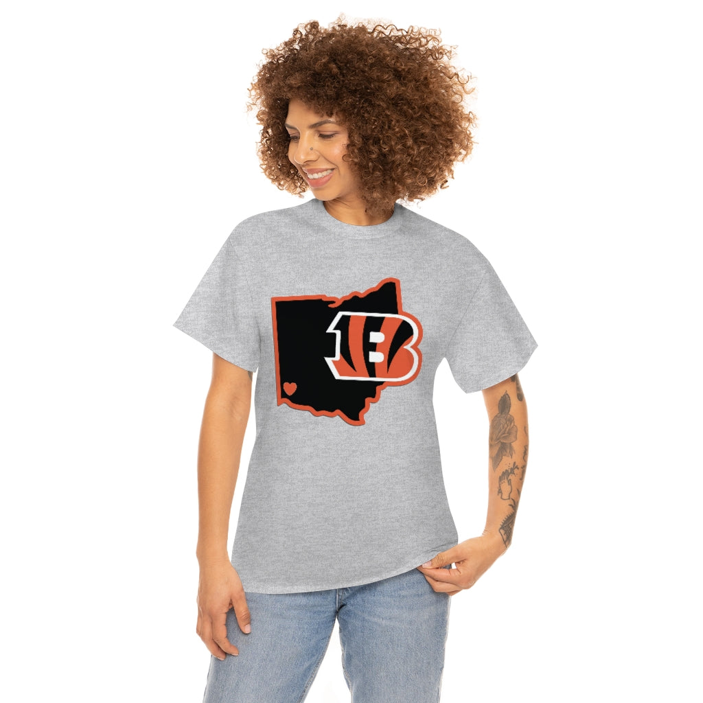 PACE: " BENGALS LOVE"/ Unisex Heavy Cotton Tee