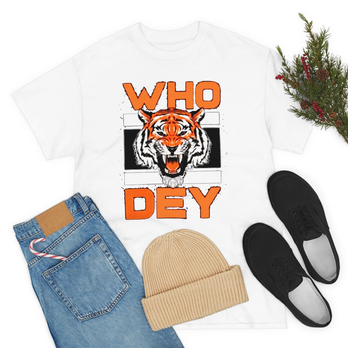 PACE: "WHODEY TIGER"/ Unisex Heavy Cotton T-Shirt