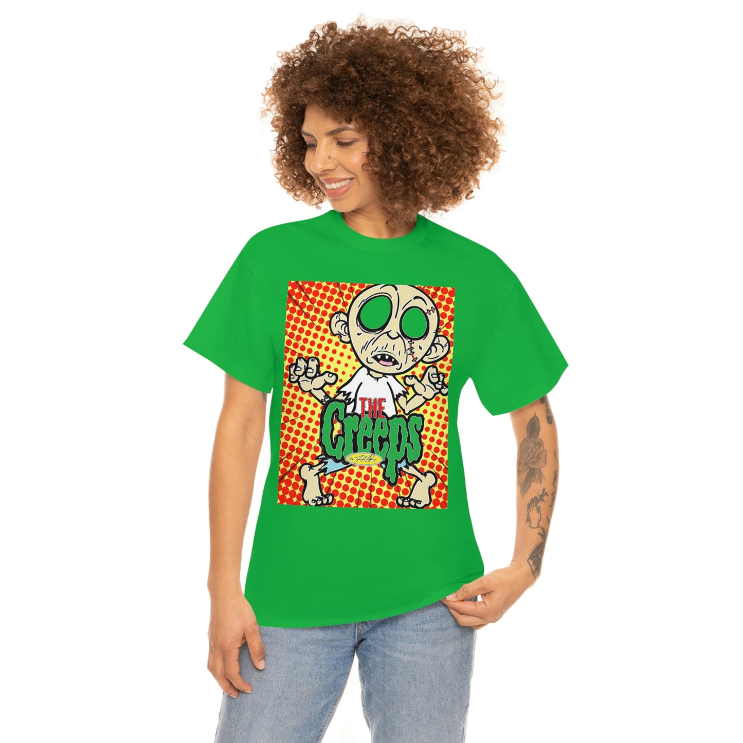 "THE CREEP COLLECTION" CREEP: 4/ Unisex Heavy Cotton Tee